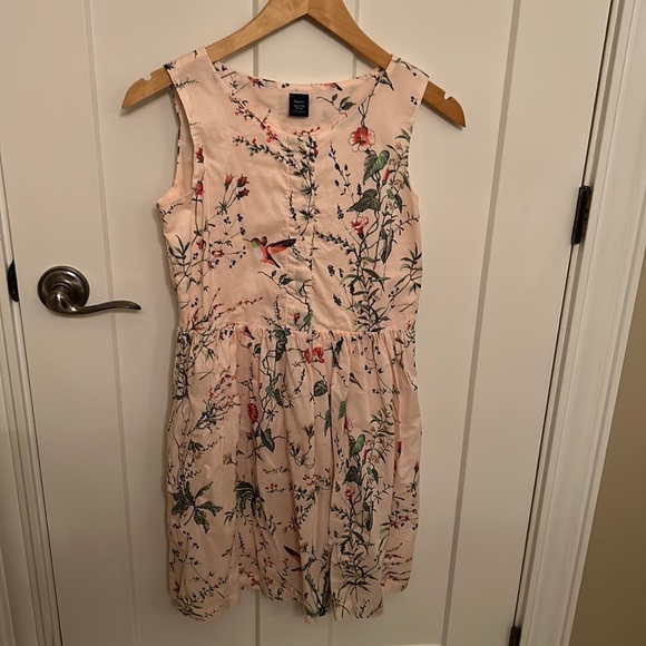 GapKids lined floral dress size 14 to 16 - Picture 1 of 7